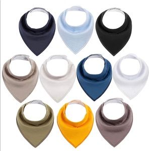 10-pack baby bandana bibs